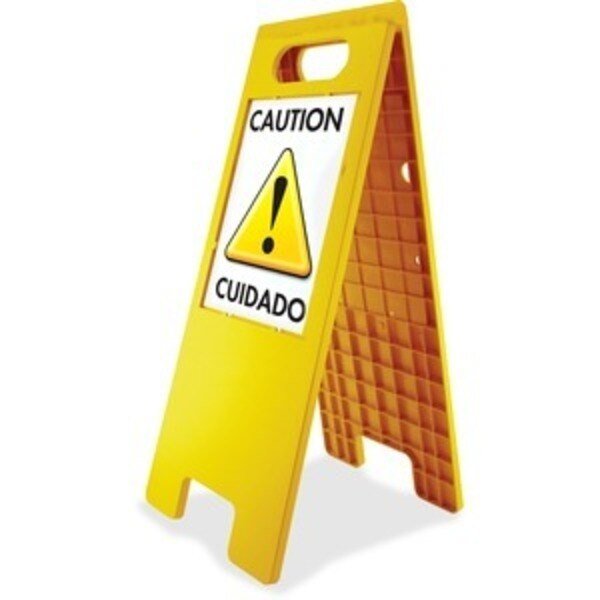 Sign, Floor, Tent, Yellow, Headline, Mfr#: HDS05693